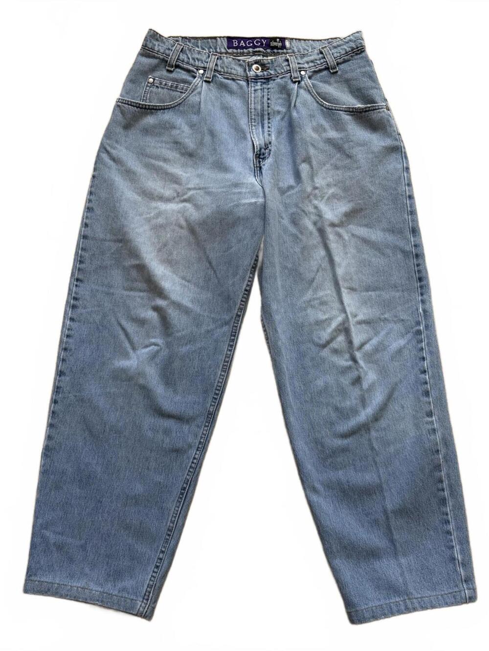 Vintage Levi's Silver Tab Baggy Fit Denim Jeans Skater Hip Hop 90s Men's 34x30